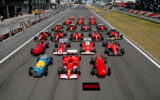 Photo: Some Scuderia Ferrari Formula One cars from between 1950 and 2002 Source: Wikipedia
