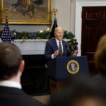 PHOTO: U.S. President Joe Biden has called on Congress to pass his additional request for national security. Following a virtual meeting with G7 leaders and Ukrainian President Volodymyr Zelensky, Biden urged Congress to take action on the additional security budget request, which includes funding to support Israel, Ukraine, and enhance security along the U.S.-Mexico border