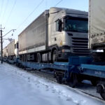 Photo: Ukraine has sent the first batch of trucks to Poland by rail, bypassing the blocked road checkpoints