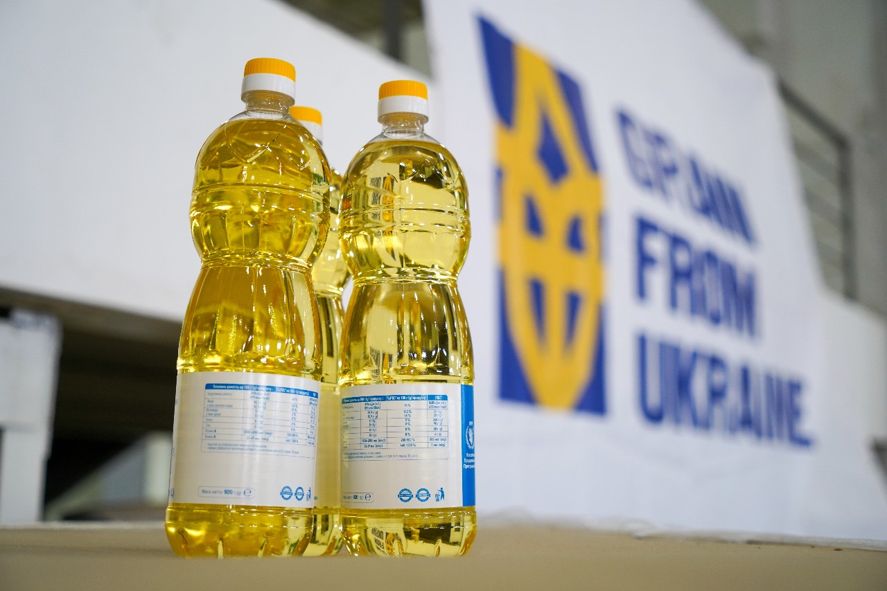 As part of the Grain from Ukraine initiative, exports of Ukrainian vegetable oil have begun.